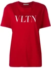 VALENTINO VALENTINO VLTN印花T恤 - 红色
