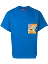 Acne Studios X Fjällräven Räv Patch T-shirt In Blue