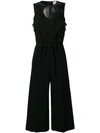 RED VALENTINO TULLE DETAIL JUMPSUIT