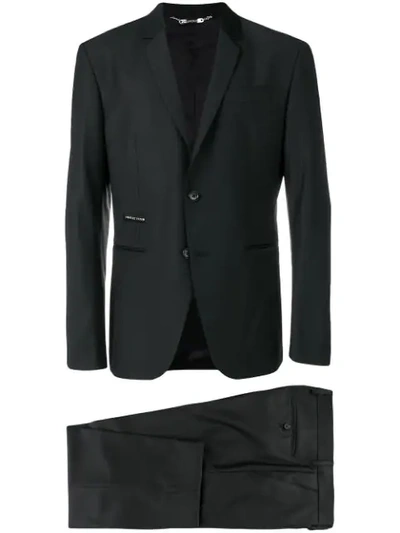 Philipp Plein Statement Regular Fit Suit In 02 Black