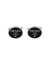 PRADA LETTERING LOGO CUFFLINKS