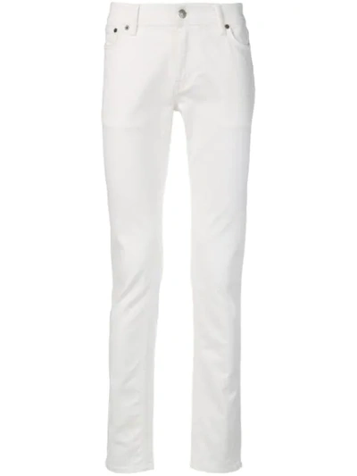 Acne Studios North Classic Slim-fit Jeans In White