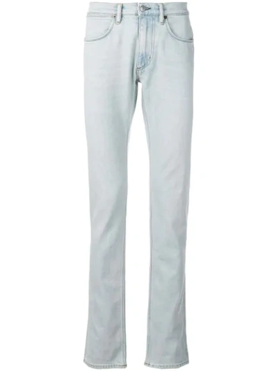 Acne Studios North Marble Wash Jeans In Light Blue