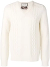 GUCCI CABLE-KNIT SWEATER