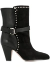 RED VALENTINO RED VALENTINO RED(V) ANKLE BOOTS - BLACK