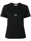 Msgm Logo-print Short-sleeve T-shirt In Black
