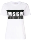 MSGM MSGM LOGO T恤 - 白色
