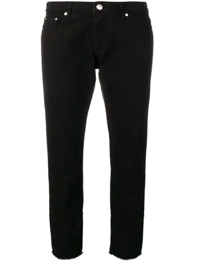 Msgm Straight Leg Jeans In Black