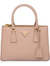 Prada Galleria Mini Tote Bag In Pink