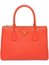 Prada Galleria Bag In Orange