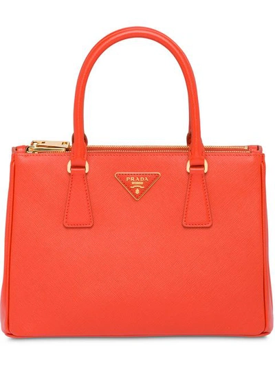 Prada Galleria Bag In Orange