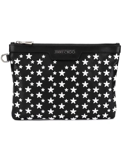 Jimmy Choo Derek Clutch In Black