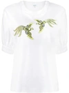KENZO BIRD EMBROIDERED TOP