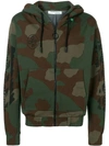 OFF-WHITE CAMOUFLAGE PRINTED HOODIE