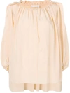 CHLOÉ RUCHED LOOSE TOP