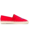 KENZO TIGER EMBROIDERED ESPADRILLES