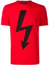 NEIL BARRETT BOLT PRINT T-SHIRT