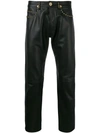 VERSACE STRAIGHT STUDDED TROUSERS