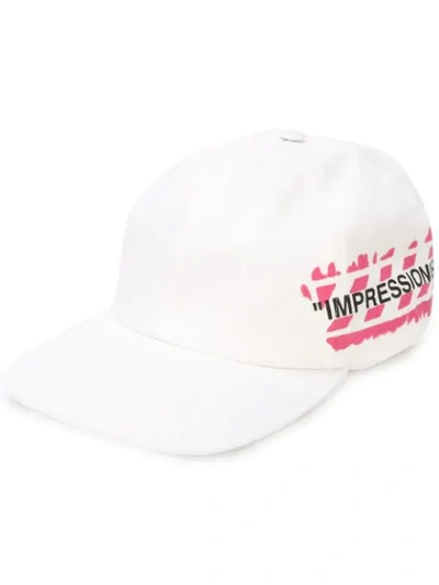 Off-white Impression棒球帽 - 白色 In 0228 Off White