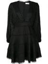 ZIMMERMANN HEATHERS FLOUNCE MINI DRESS