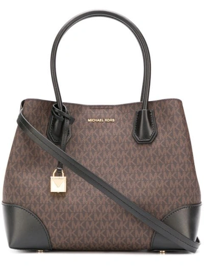 Michael Michael Kors Mercer Gallery Tote In Brown