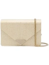 MICHAEL MICHAEL KORS BARBARA METALLIC CLUTCH