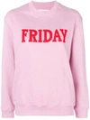 ALBERTA FERRETTI FRIDAY JERSEY SWEATER