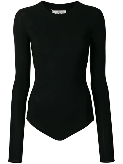 MAISON MARGIELA ROUND-NECK JERSEY BODYSUIT