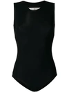 Maison Margiela Sleeveless Bodysuit In 900 Black