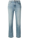 ALEXANDER WANG T CROPPED STRAIGHT LEG JEANS