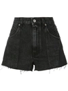 GIVENCHY RAW EDGE DENIM SHORTS