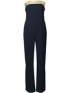 RALPH LAUREN LEATHER TRIM JUMPSUIT