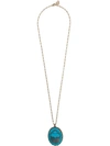 GUCCI GUCCI BEETLE NECKLACE - BLUE