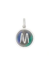 BURBERRY MARBLED RESIN ‘M’ ALPHABET CHARM