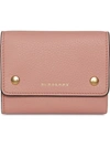 BURBERRY SMALL LEATHER FOLDING WALLET