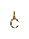 BURBERRY CRYSTAL ‘C’ ALPHABET CHARM