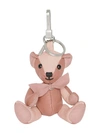 BURBERRY THOMAS BEAR CHARM IN LEATHER
