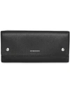 BURBERRY LEATHER CONTINENTAL WALLET