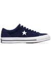 CONVERSE CONVERSE ONE STAR OX绒面皮板鞋 - 蓝色