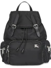 BURBERRY THE MEDIUM RUCKSACK IN NYLON AND LEATHER