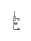 BURBERRY KILT PIN ‘E’ ALPHABET CHARM