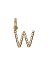 BURBERRY CRYSTAL ‘W’ ALPHABET CHARM