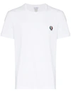 Dolce & Gabbana Logo-embroidered Cotton T-shirt In White