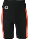 ALEXANDER WANG T SIDE STRIPE CYCLING SHORTS