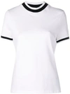 ALEXANDER WANG T CROPPED ROUND NECK T-SHIRT