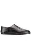 Maison Margiela Black Tabi Babouche Loafers In Black