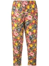 MARNI FLORAL DRAWSTRING TROUSERS