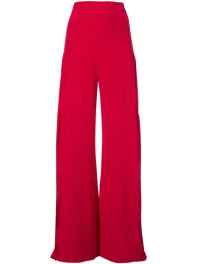 Alexis Talley Palazzo Pants - 红色 In Cherry