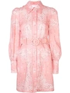 ZIMMERMANN BELTED SHIRT DRESS