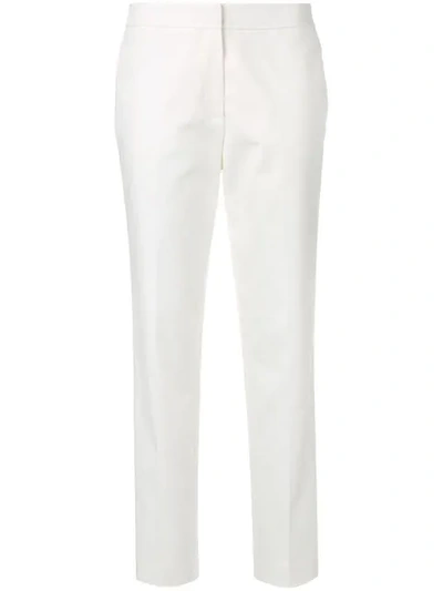 Agnona Crinkled Trousers In N01 White
